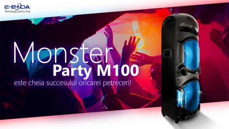 Boxă Bluetooth E-Boda Monster Party M100 